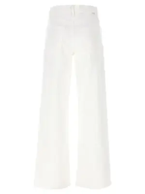 'The Spinner Zip Sneak' jeans 10798544TNN MOTHER White