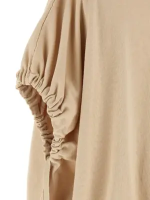 Knitted T-shirt 100% cotton NUDE Beige