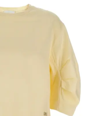 Cotton t-shirt Woman NUDE Beige