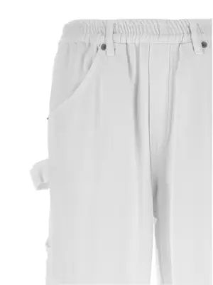 Cargo pants Woman NUDE White