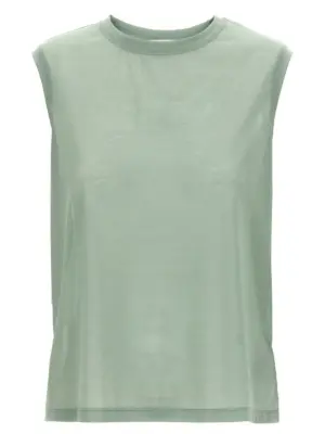 Logo embroidery top VICTORIA BECKHAM Green
