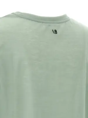 Logo embroidery top 70% cotton 30% polyamide VICTORIA BECKHAM Green