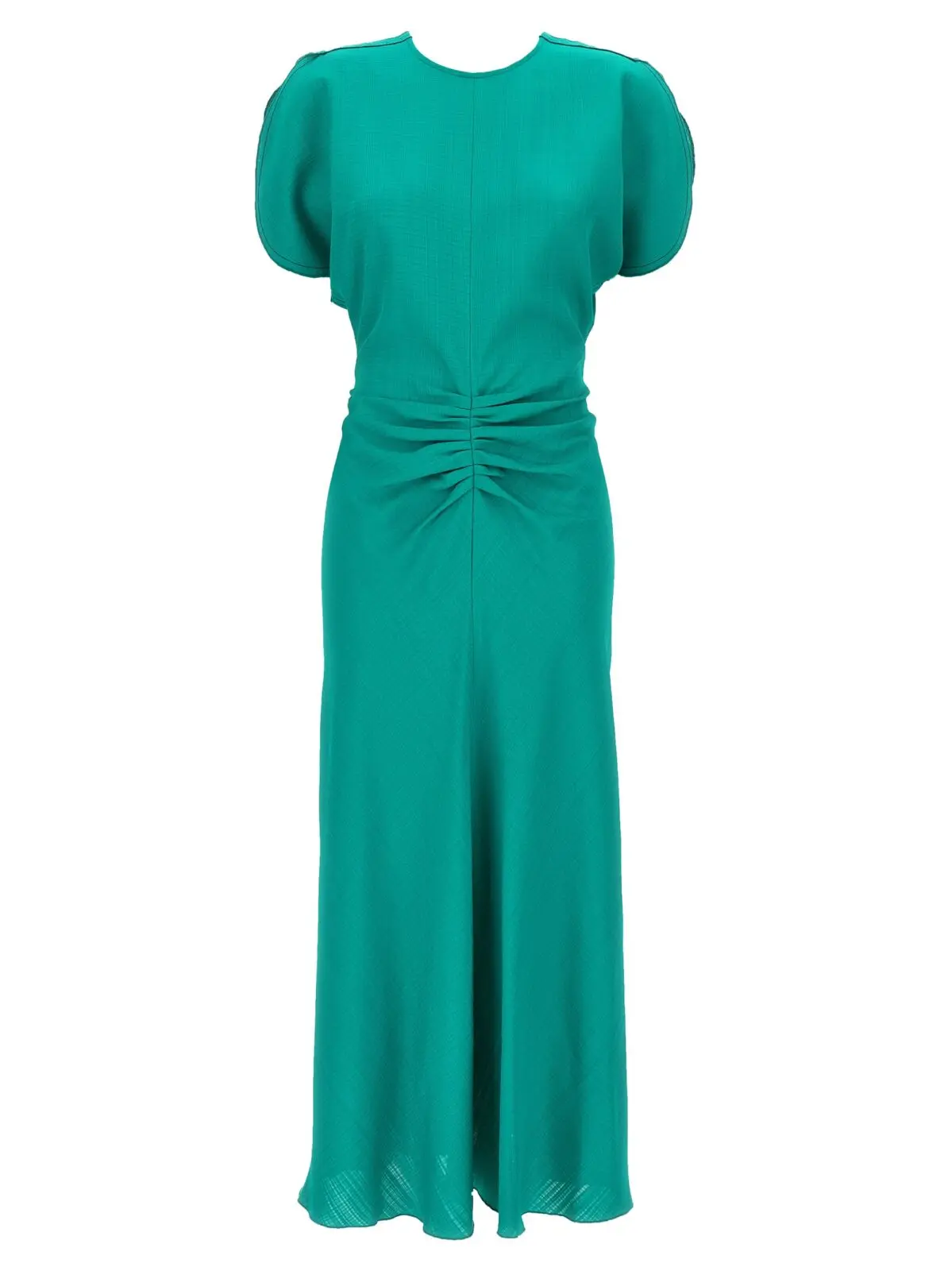 Сукня Victoria Beckham Gathered Waist Midi Зелена 1 'Gathered Waist Midi' dress VICTORIA BECKHAM Green
