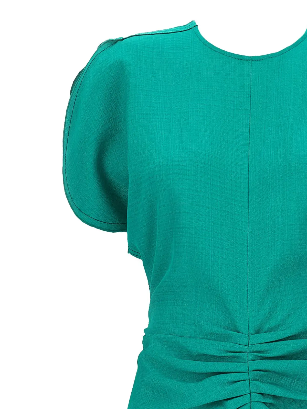 Сукня Victoria Beckham Gathered Waist Midi Зелена 3 'Gathered Waist Midi' dress Woman VICTORIA BECKHAM Green