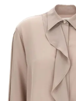 'Asymmetric Ruffle' blouse Woman VICTORIA BECKHAM Purple