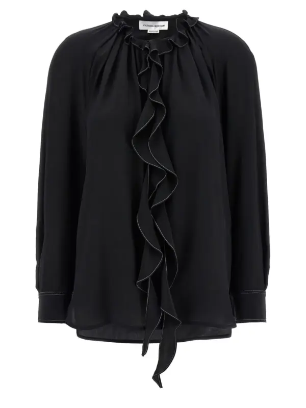 'Ruffle' blouse VICTORIA BECKHAM Black