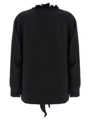 'Ruffle' blouse 1125WSH006158ABLACK VICTORIA BECKHAM Black