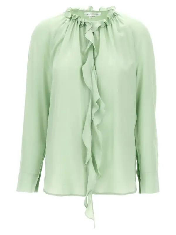 'Ruffle' blouse VICTORIA BECKHAM Green