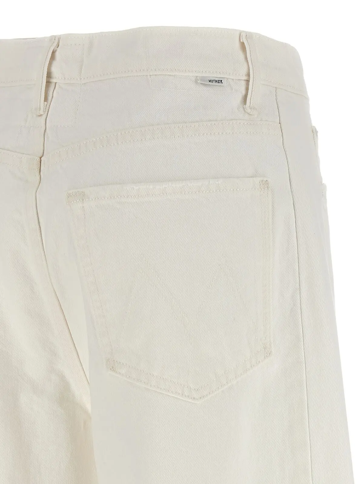 Джинси The Full Pipe Ankle Mother Білі 4 'The Full Pipe Ankle' jeans 100% cotton MOTHER White