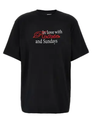 'Thin Jersey' T-shirt ROTATE BIRGER CHRISTENSEN Black