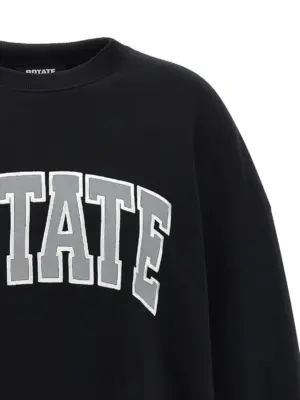 'Heavy Sweat' sweatshirt Woman ROTATE BIRGER CHRISTENSEN Black