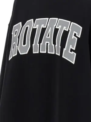 'Heavy Sweat' sweatshirt 100% cotton ROTATE BIRGER CHRISTENSEN Black