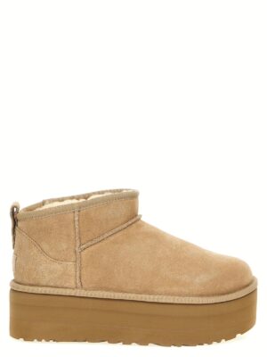 'Classic Ultra Mini Platform' ankle boots UGG Beige