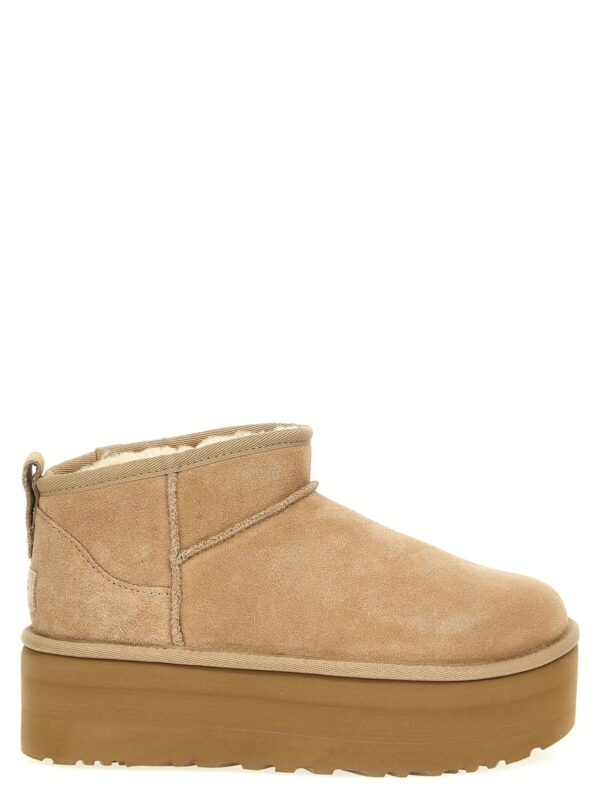 'Classic Ultra Mini Platform' ankle boots UGG Beige