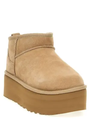 'Classic Ultra Mini Platform' ankle boots 1135092SAN UGG Beige