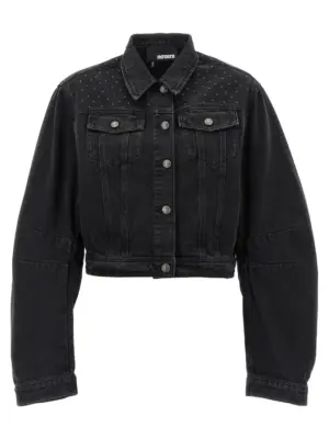 'Denim Oversized' jacket ROTATE BIRGER CHRISTENSEN Black