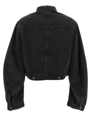 'Denim Oversized' jacket 11361229982998 ROTATE BIRGER CHRISTENSEN Black