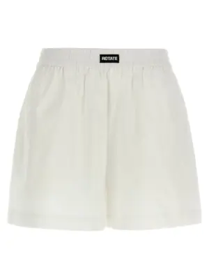 'Elasticated' shorts ROTATE BIRGER CHRISTENSEN White