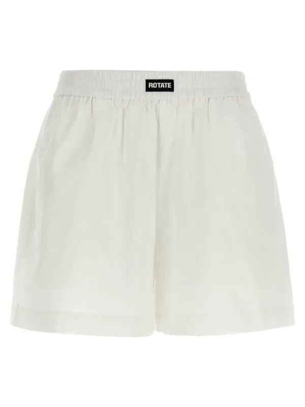 'Elasticated' shorts ROTATE BIRGER CHRISTENSEN White