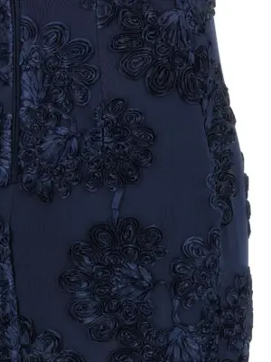 '3D Mesh Maxi' dress 95% polyester