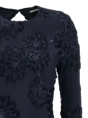 '3D Mesh Mini' dress Woman ROTATE BIRGER CHRISTENSEN Blue