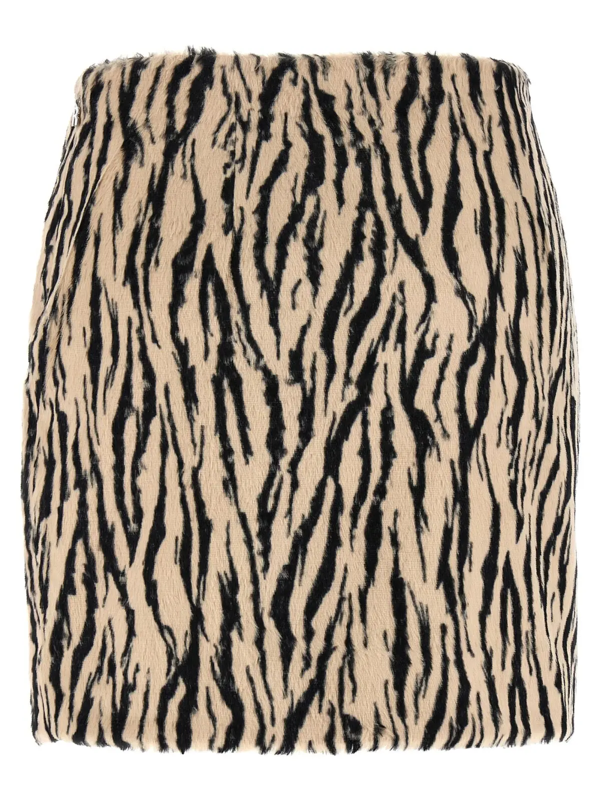 Спідниця Printed Faux Fur Rotate Birger Christensen Чорно-біла 2 'Printed Faux Fur' skirt 114247858858 ROTATE BIRGER CHRISTENSEN White/Black