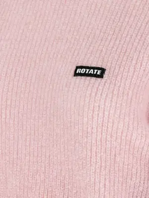 'Knit Puff' sweater 55% alpaca wool 30% polyamide 15% wool ROTATE BIRGER CHRISTENSEN Pink