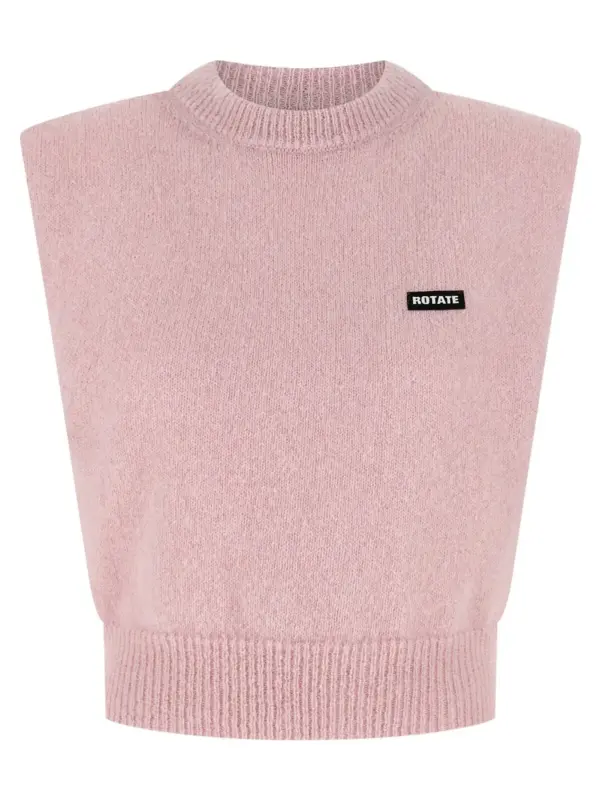 'Knit Cropped' vest ROTATE BIRGER CHRISTENSEN Pink