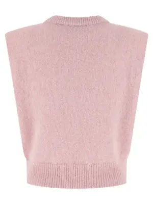 'Knit Cropped' vest 114280191191 ROTATE BIRGER CHRISTENSEN Pink