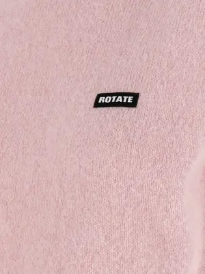 'Knit Cropped' vest 55% alpaca wool 30% polyamide 15% wool ROTATE BIRGER CHRISTENSEN Pink