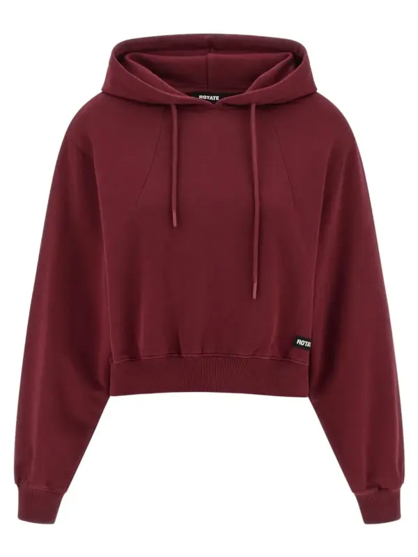 'Terry Back' hoodie ROTATE BIRGER CHRISTENSEN Bordeaux