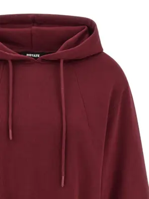 'Terry Back' hoodie Woman ROTATE BIRGER CHRISTENSEN Bordeaux