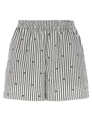 Short stripes ROTATE BIRGER CHRISTENSEN White/Black