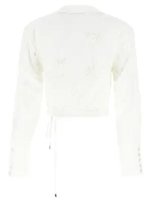 'Wrap Cotton' shirt 114546400400 ROTATE BIRGER CHRISTENSEN White