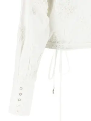 'Wrap Cotton' shirt 100% cotton ROTATE BIRGER CHRISTENSEN White