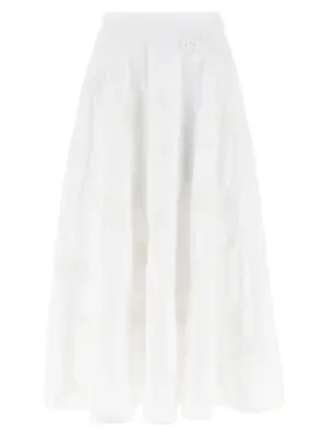'Flower Maxi' skirt ROTATE BIRGER CHRISTENSEN White