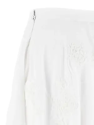 'Flower Maxi' skirt 100% cotton ROTATE BIRGER CHRISTENSEN White
