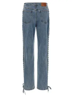 'Laced Straight Leg' jeans 11459530543054 ROTATE BIRGER CHRISTENSEN Blue