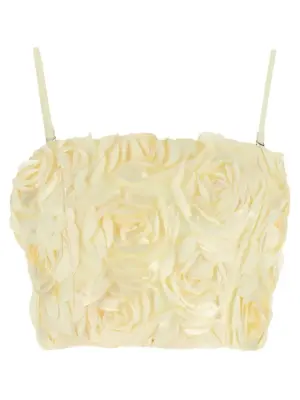 Crop Top 114658857857 ROTATE BIRGER CHRISTENSEN White