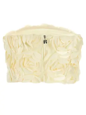 Crop Top Woman ROTATE BIRGER CHRISTENSEN White