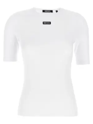 'Short Sleeve' T-shirt ROTATE BIRGER CHRISTENSEN White
