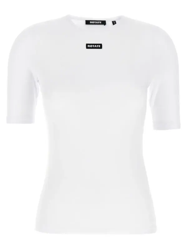 'Short Sleeve' T-shirt ROTATE BIRGER CHRISTENSEN White