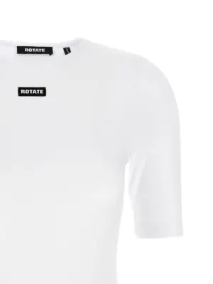 'Short Sleeve' T-shirt Woman ROTATE BIRGER CHRISTENSEN White