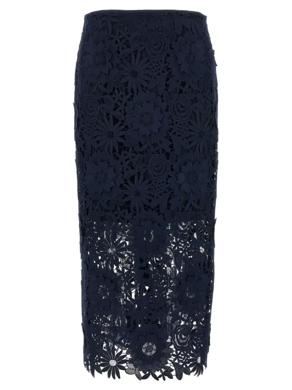 '3D Lace' skirt ROTATE BIRGER CHRISTENSEN Blue
