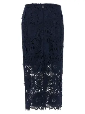 '3D Lace' skirt 11503417251725 ROTATE BIRGER CHRISTENSEN Blue