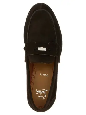 'Penny' loafers 100% calfskin leather (Bos Taurus) CHRISTIAN LOUBOUTIN Brown