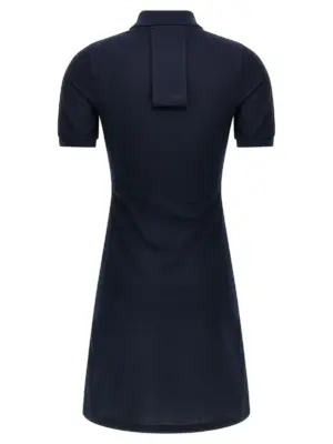 Piqué polo dress 125JRO554JS01937075 COURREGES Blue