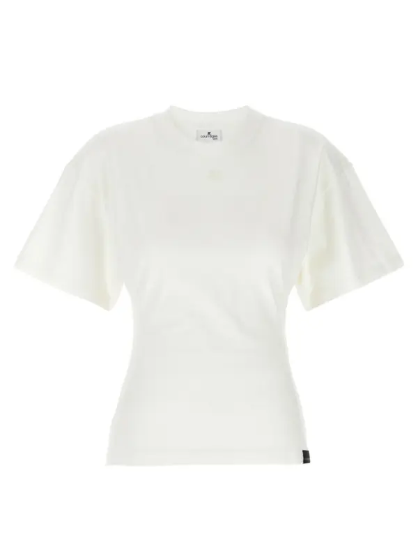 'Fitted' T-shirt COURREGES White