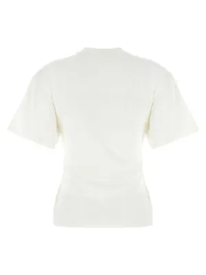 'Fitted' T-shirt 125JTS168JS01070001 COURREGES White