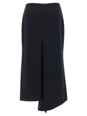 'Kick Detail' skirt 1325WSK006591CNAVY VICTORIA BECKHAM Blue